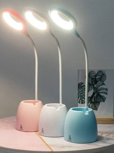 New Ring desk lamp with pen & mobile stand original