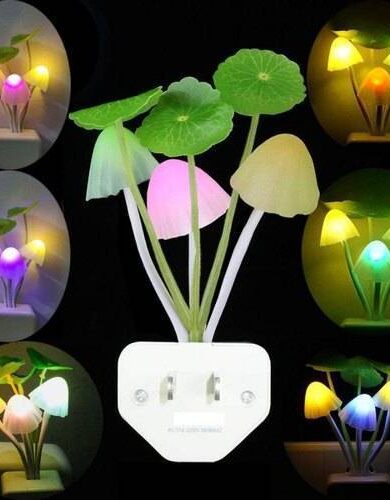 LED mushroom light medium with box