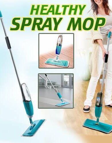 Spray mop with box