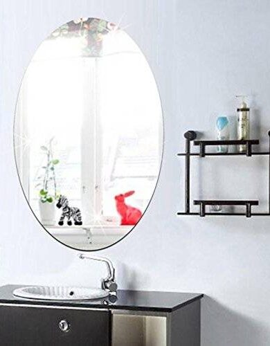20*30 cm Magic Foldable mirror oval shape unbreakable