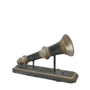 Antique Metal Speaker Shaped Lamp