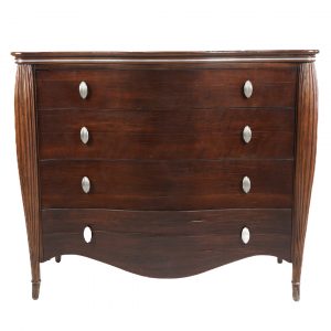Elegant Large Brown Wood Cabinet