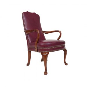 Glamorous Red Leather Chair