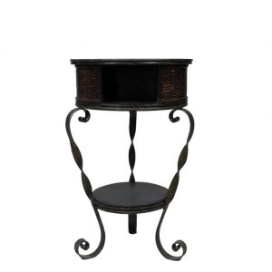 Stunning Pairs of Metal Round Side Tables