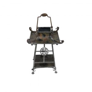 Antique Metal Candle Holder