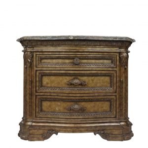 Antique Marble Brown Sideboard