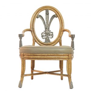 Classic Handcrafted Bamboo Armchair