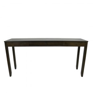 Innovative Wooden Table with Built-in Electrical Plugs