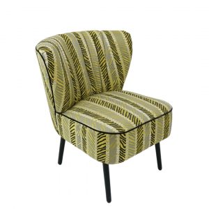 Single Person Oil Color Striped Living Chair