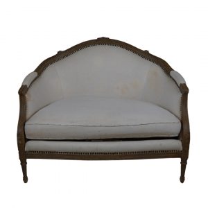 Classic Elegant Wide Sofa in White Color