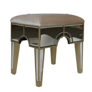 Luxurious Gold Velvet Dresser Chair