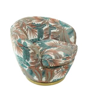 A Swivel Chair with a Striking Classic Design