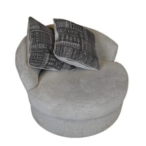 Swivel Comfortable Sofa in Calm Gray